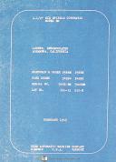 Cone-Cone Blanchard-Blanchard-Cone Blanchard No. 16, Grinder, Operations and Parts List Manual Year (1956)-#16-No. 16-01